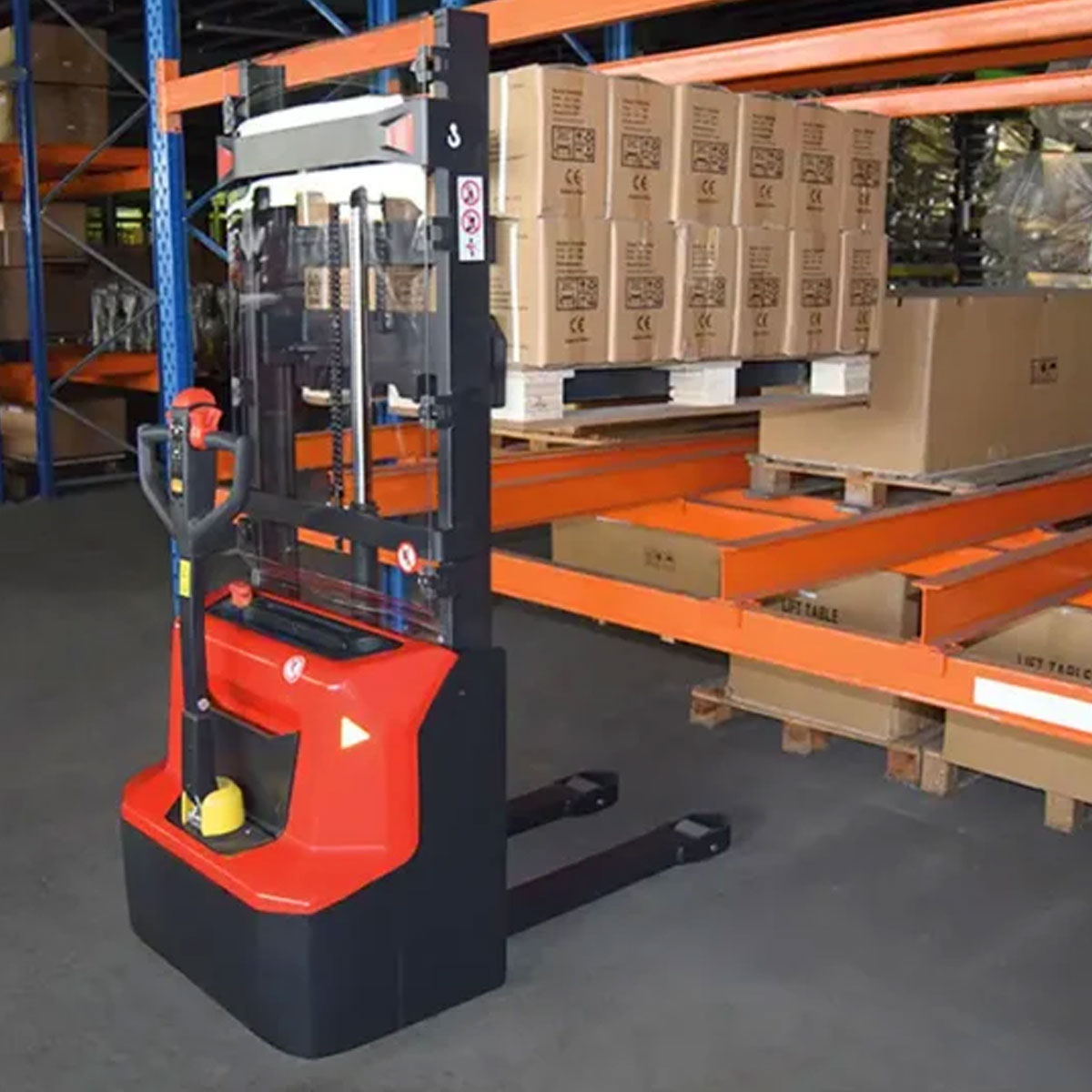 Gerbeur lithium Noblelift PSE12N2900LI en rayonnage