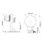 dimensions cercleuse industrielle EXS-303