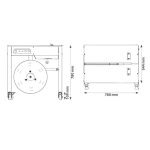 dimensions machine cerclage industrielle