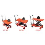 Gamme de tables de manutention manuelles STF 150 kg 300 kg 500 kg