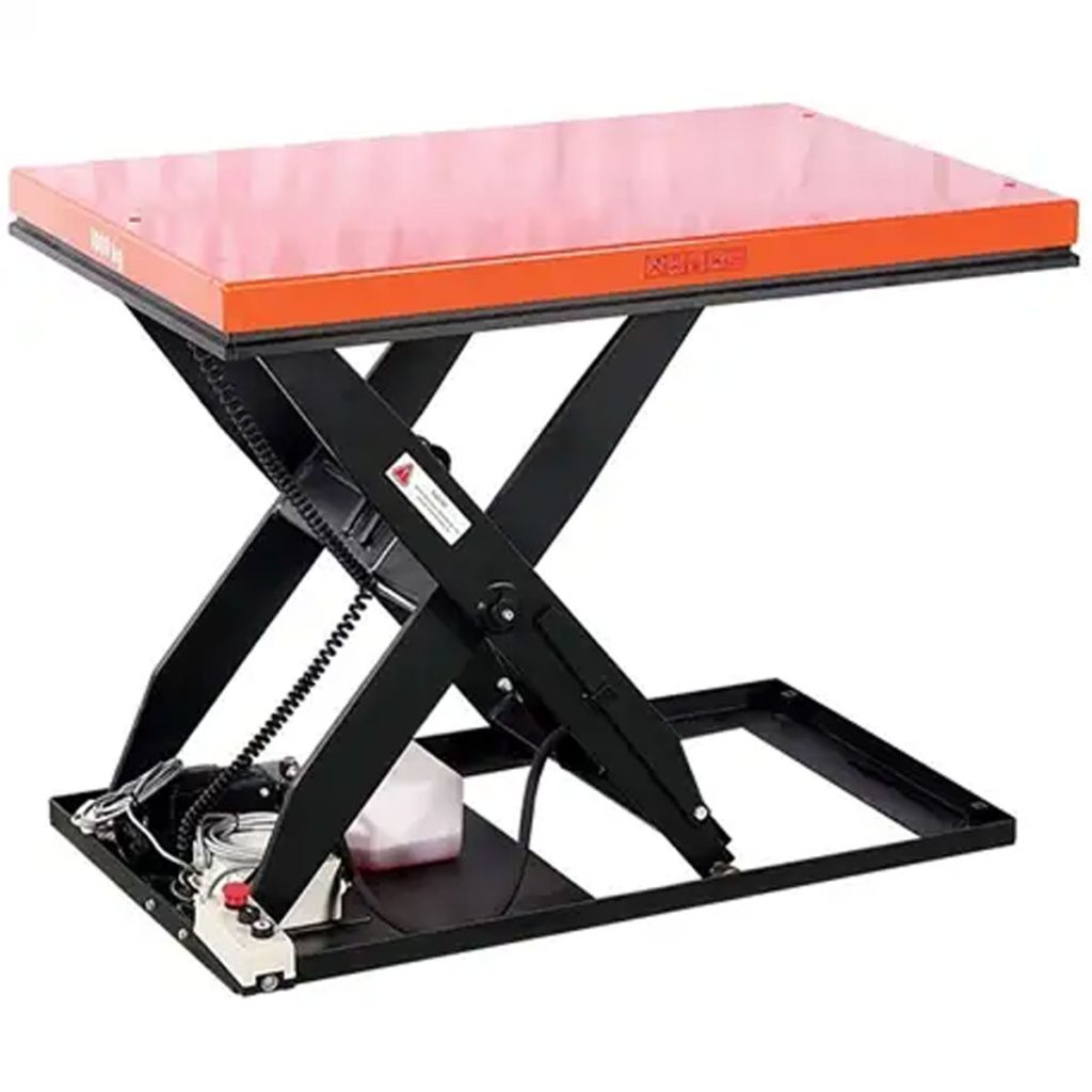 table élévatrice électrique 1000 kg économique industrielle