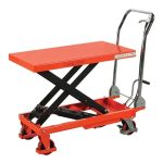 Table de manutention manuelle 500 kg hydraulique pour atelier et logistique