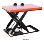 table élévatrice manutention logistique