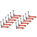 Lot de 12 transpalettes manuels SDF25 1150 mm