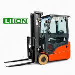 Chariot élévateur lithium 1600kg avec cabine complète