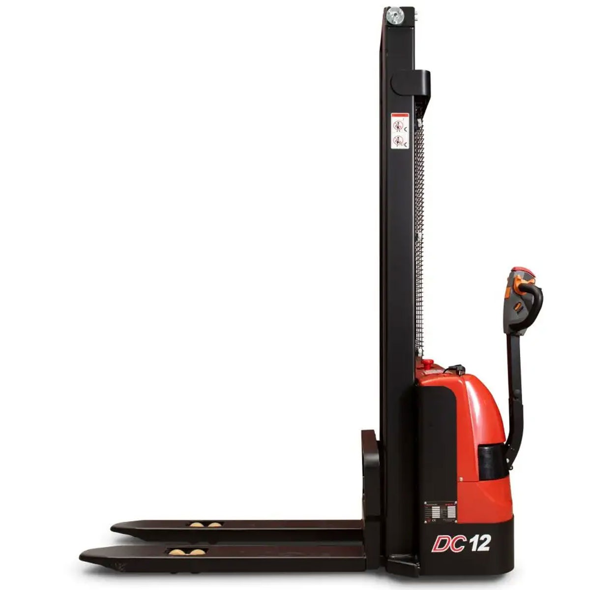 Gerbeur électrique HELI CDD12-JM350 vue latérale