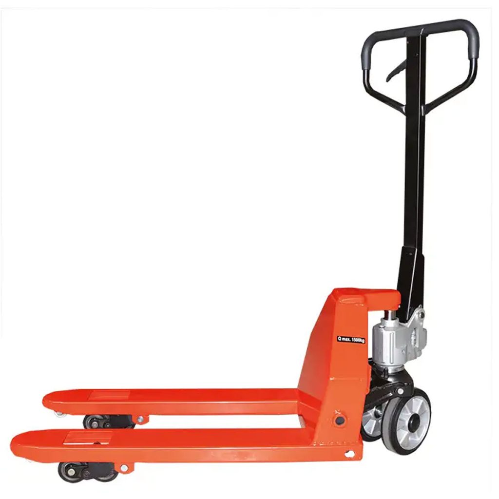 Transpalette manuel étroit ACN15800X450 vue latérale