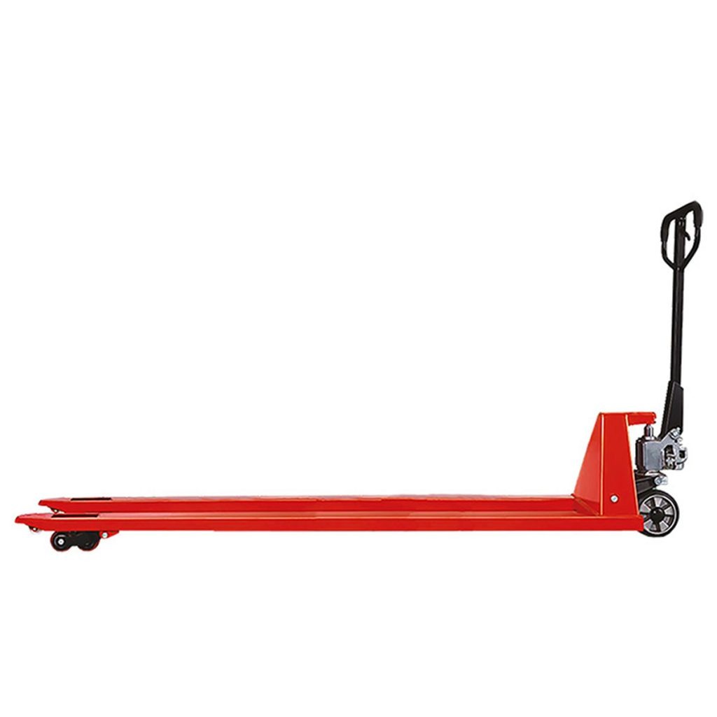 Transpalette manuel fourches longues AC202000 2000 mm vue latérale